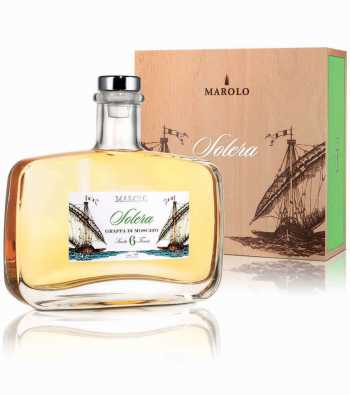 Marolo Grappa di Moscato Solera, Italienischer Grappa